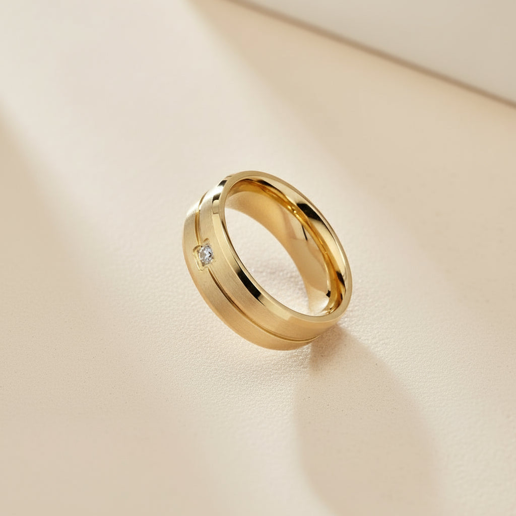 Classic Titanium Steel Ring | Gold, Silver & Black Editions - Unisex